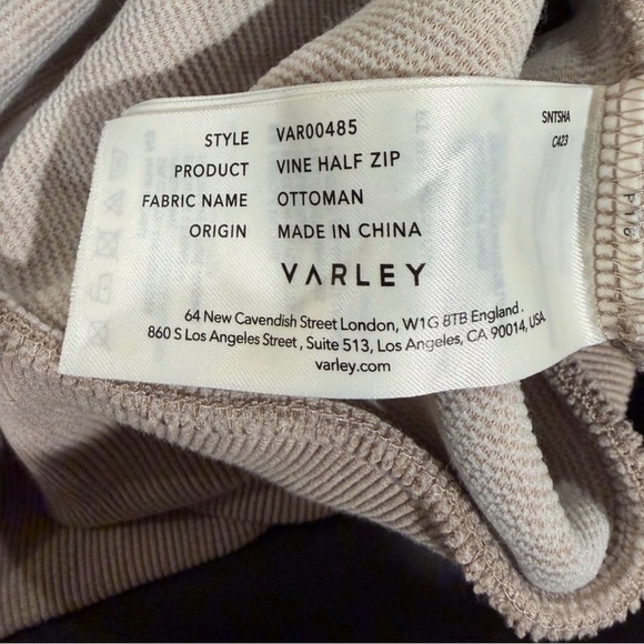Varley Vine Half-Zip Ottoman Pullover - Picture 8 of 9